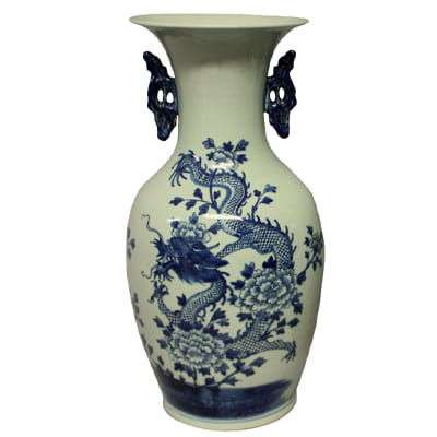 vase dragon ancien